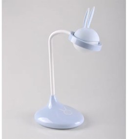 LED Detská dotyková lampička RABBIT LED/0,4W/5V 3000/6500K modrá + USB