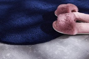 Kúpeľňový koberček Javo Cotton granátový ovál