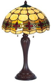 Tiffany lampa do obývačky s retiazkami AGENA Ø40*60