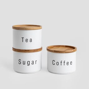 Sada nádob DEROS biela 737725 (3 ks)