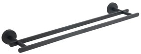 Mexen príslušenstvo, LOFT kúpeľkový držiak na uteráky, čierna, 7012625-70