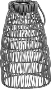 Set dvoch solárnych lampášov sivý PLA102 GREY (2 ks)