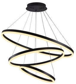 LED Stmievateľný luster na lanku LED/125W/230V 3000-6500K + diaľkové ovládanie