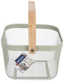 Drôtený kovový košík 24,5x24,5x30 cm Greenish – Orion