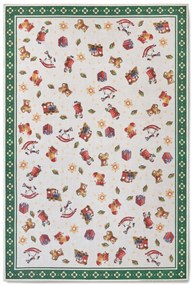 Villeroy & Boch Kusový koberec Toy's delight s potlačou 106193 Green, Multicolor, 160x230, zelená, obývacia izba