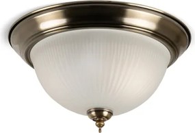 Brilagi - Stropné svietidlo FRESCO 2xE27/40W/230V priemer 28 cm mosadz