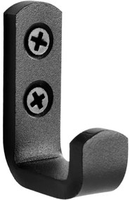 Sada piatich vešiakov ABRIS čierna (5 ks)