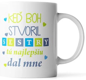 Sablio Hrnček Keď Boh stvoril sestry - 890 ml - XXL