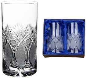 Onte Crystal Bohemia Crystal ručne brúsené poháre na nealko nápoje Exclusive 380 ml 2KS