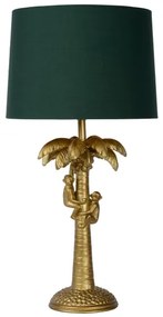 Lucide 10505/81/02 - Stolná lampa COCONUT 1xE27/60W/230V zlatá/zelená