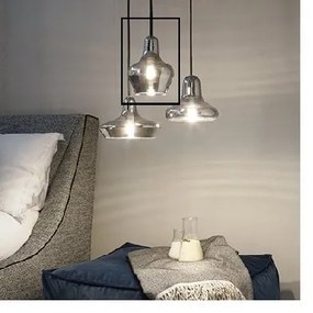 Retro a vintage svietidlo Ideal LUX LIDO-2 SP1 FUME 168357