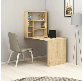Asir Pracovný stôl s policou SEDIR 154,2x59 cm béžová AS0664