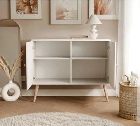 Moderná komoda VALERIA 100cm biela