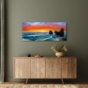 Obraz - Západ slnka (120x50 cm)