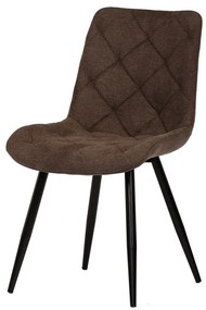 Autronic BONTEC Jedálenská stolička, hnedá, látka, CT-382 BR2 Farba: Hnedá