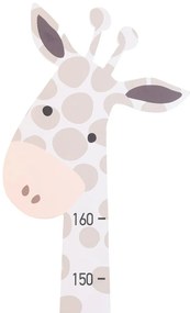 Detská drevená dekorácia na stenu Baby Giraffe 35x138 cm