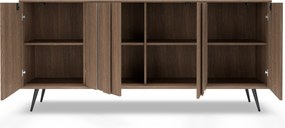 Komoda Flaro 183 cm s osvetlením - dub dunin