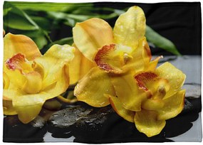 Deka Žlté kvety  (Rozmer: 150 x 120 cm, Podšitie baránkom: NE)