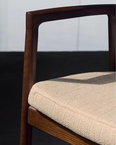 Hnedá jedálenská stolička Alocs – Kave Home