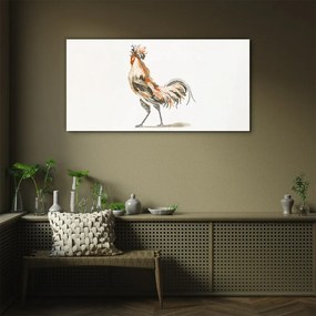 Obraz na skle Kreslenie zvierat vták kurča