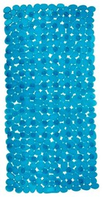 Petrolejove modrá protišmyková kúpeľňová podložka Wenko Paradise, 71 × 36 cm
