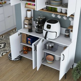 Skriňa Javy Walnut and White