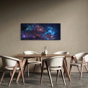 Obraz - Nočná obloha (120x50 cm)