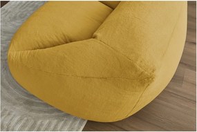 Žltý sedací vak z umelej kožušiny Lilibet – Bobochic Paris