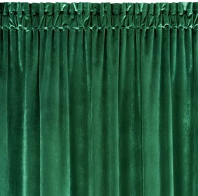 Dekorstudio Dekoračný záves SAMANTA na riasiacu pásku - zelený Rozmer závesu: 140x270cm