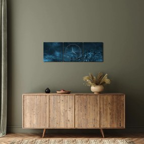 Obraz - Mimozemská misia (s hodinami) (90x30 cm)