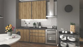 Kuchyňa Idea 180 - dub wotan / antracit