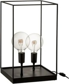 Lampa z čierneho kovového rámu Tilde L - Ø 30,5 * 50,5 cm