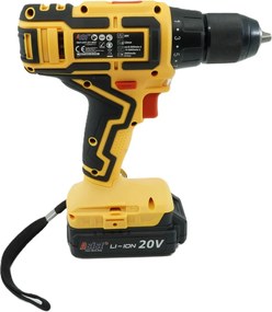ASIST AKU GANG AE2V20A-201-BMC Akumulátorová vŕtačka 20 V, 2,0 Ah