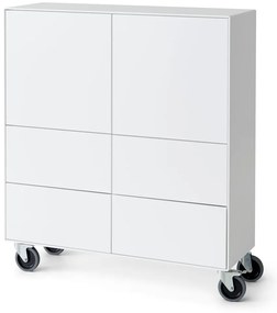 Biela vysoká komoda 91x103 cm Edge by Hammel - Hammel Furniture