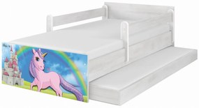 Raj posteli Detská posteľ " Rozprávkovej krajiny " MAX  XL borovica nórska