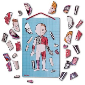 Janod - Magnetická skladačka BODYMAGNET ľudské telo