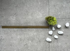 Rea Neox Slim Pro Gold, odtokový sprchový žľab 100 cm, zlatá lesklá, REA-G5804