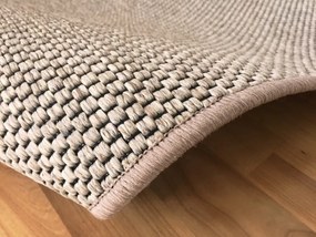Vopi koberce Behúň na mieru Nature svetle béžový - šíře 40 cm s obšitím