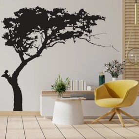 200x180cm Strom orientovaný doprava - nálepka na stenu