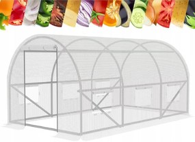 GARDEN LINE Záhradný fóliovník biely 3mx2mx2m GardenLine TUN5569