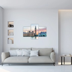 Obraz - Londýn v pastelových farbách (90x60 cm)