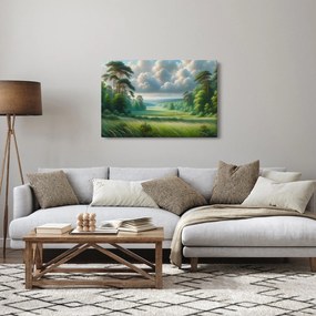 Obraz - Zelená krajina (90x60 cm)