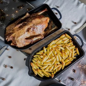 Liatinový pekáč 22x42,5 cm LITINA SMALT – Orion