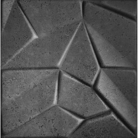 Stropné panely 3D XPS 0032, cena za kus, rozmer 50 cm x 50 cm, MERKUR sivý, IMPOL TRADE