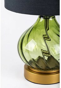 Rabalux 74033 dekoratívna stolná lampa Pirelo, E14, 1x max. 25W, fľaškovo zelená