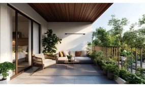 Kanlux 38896- LED Vonkajšie nástenné svietidlo YALTE LED/11W/230V 4000K IP54 čierna