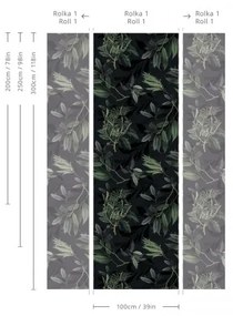 WALLCOLORS Olive Branch Green wallpaper - tapeta POVRCH: Prowall Concrete