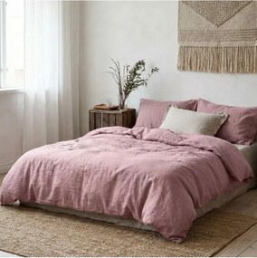 Ľanové obliečky Natur staroružové EMI, Štandardný set jednolôžko obsahuje 1x 140x200 + 1x 70x90