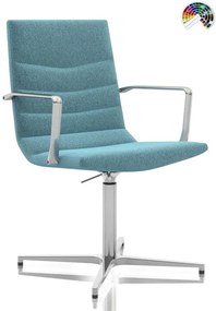 ANTARES Konferenčné kreslo 7650 SHINY CONFERENCE čalúnenie RELIFE MELANGE