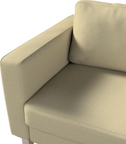 Poťah na sedačku Karlstad (nerozkladací, 3-miestny, krátky) farba produktu zelená látka zapletaná